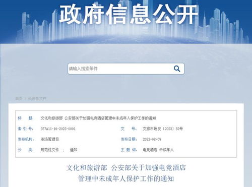 文旅部与公安部联合发文 规范电竞酒店管理，每间房床位数上限为6张